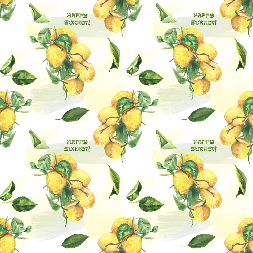 Watercolor Happy Sukkot Fat Quarter Bundle