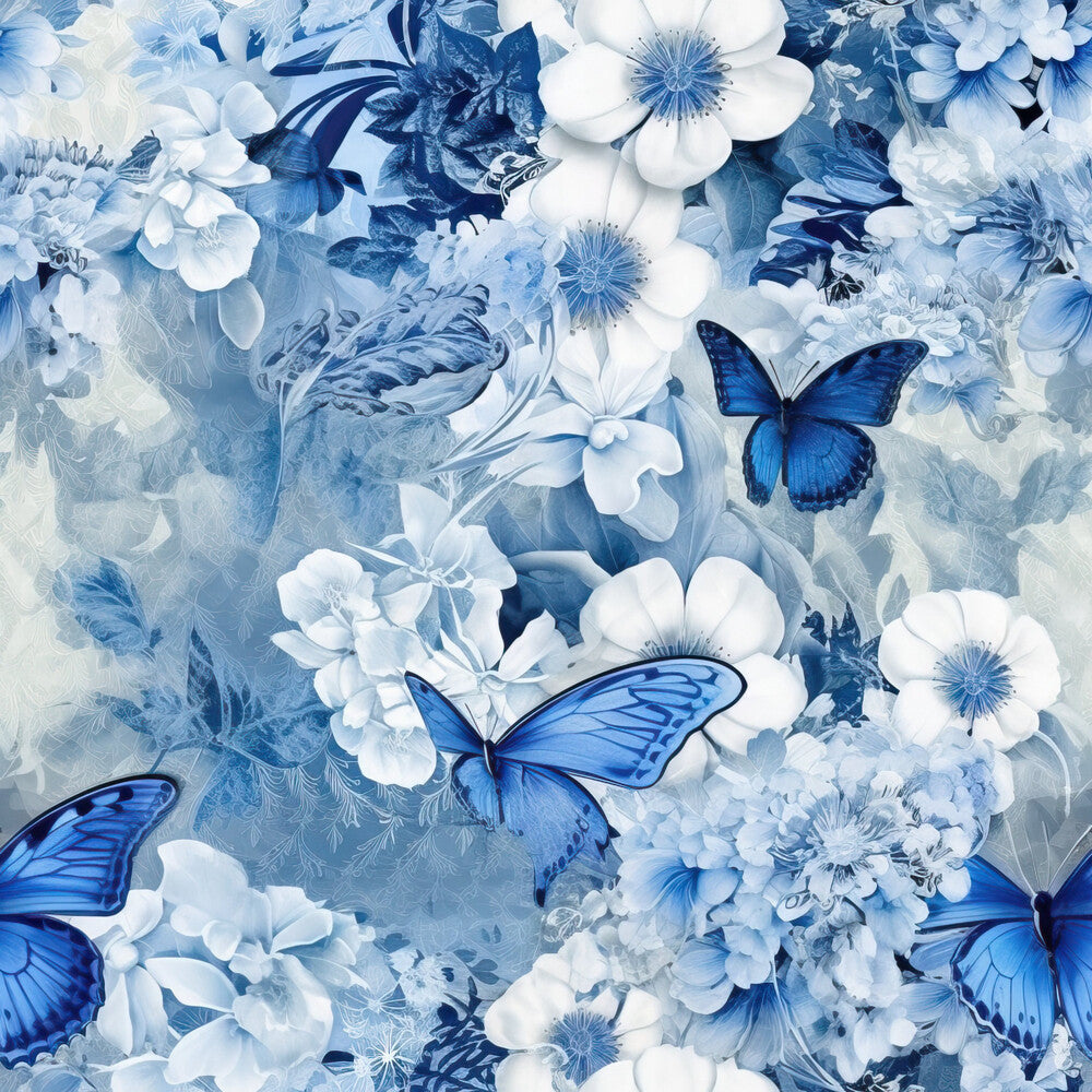 Butterfly Ballet in Blue Fat Quarter Bundle