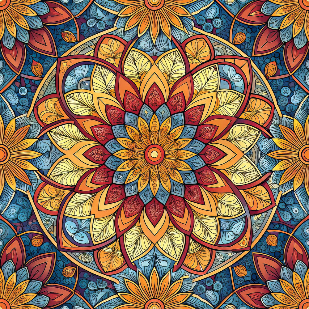 Stained Mosaic Glass Fat Quarter Bundle