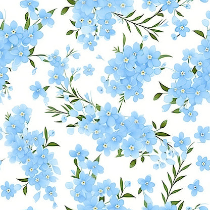 Forget Me Not Blue Florals Fat Quarter Bundle