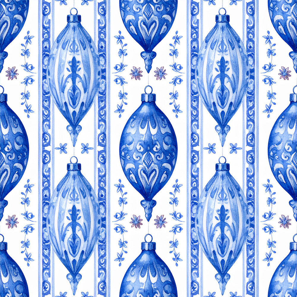 Royal Blue Ornament Elegance Fat Quarter Bundle