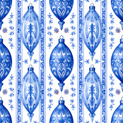 Royal Blue Ornament Elegance Fat Quarter Bundle