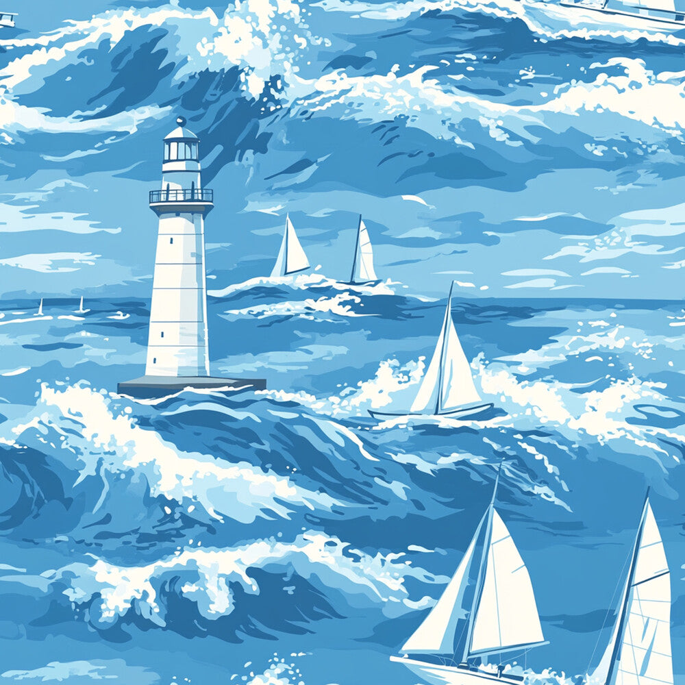 Lighthouse and Sailboats Fat Quarter Bundle