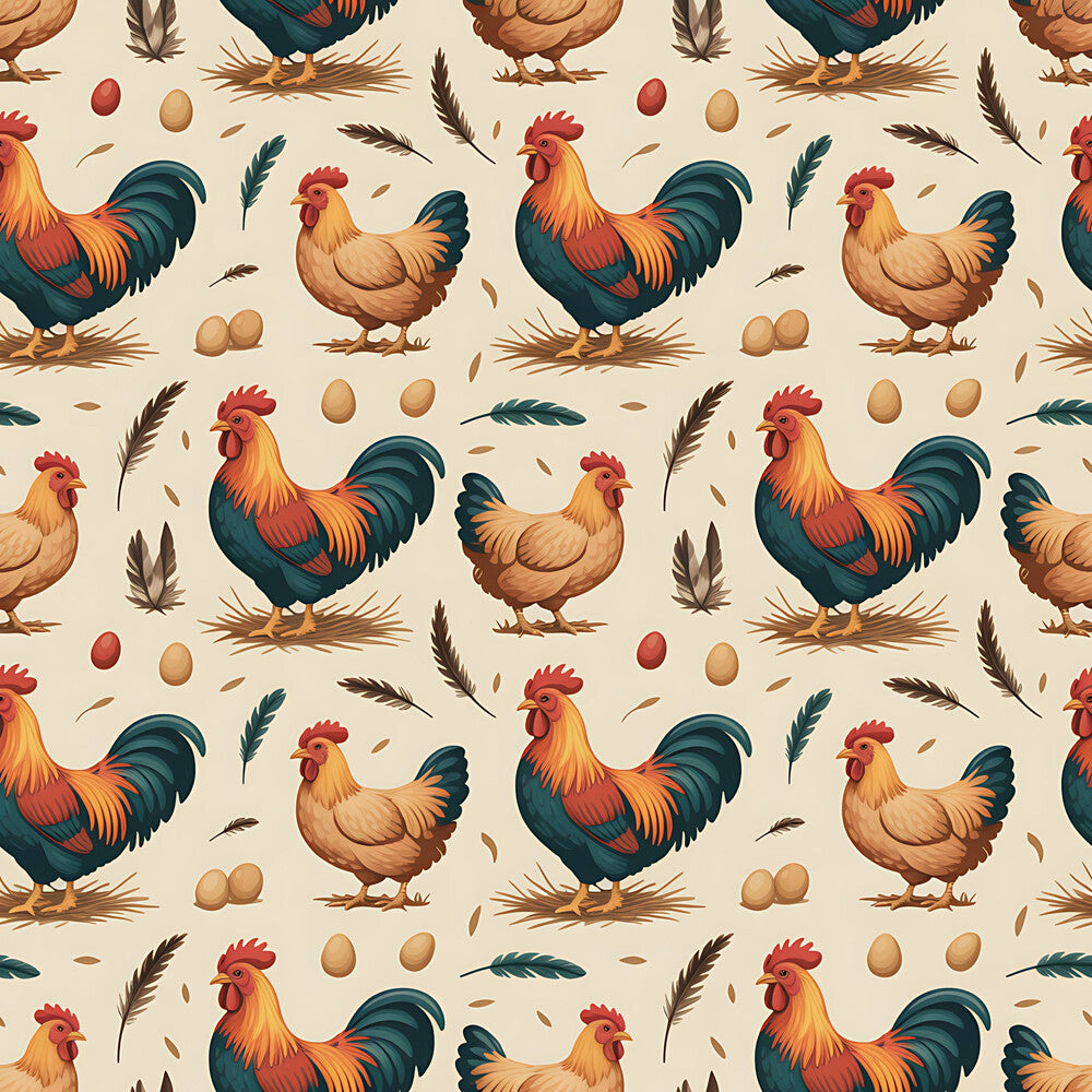 Chickens and Eggs Fat Quarter Bundle