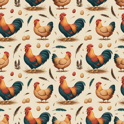Chickens and Eggs Fat Quarter Bundle