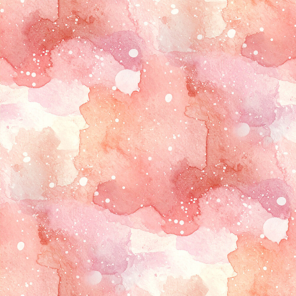 Pastel Snowflake Watercolor Winter Fat Quarter Bundle