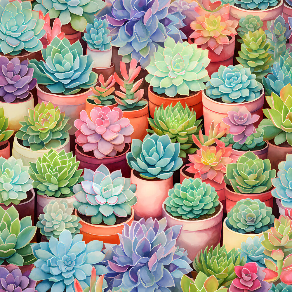 Colorful Cactus Fat Quarter Bundle