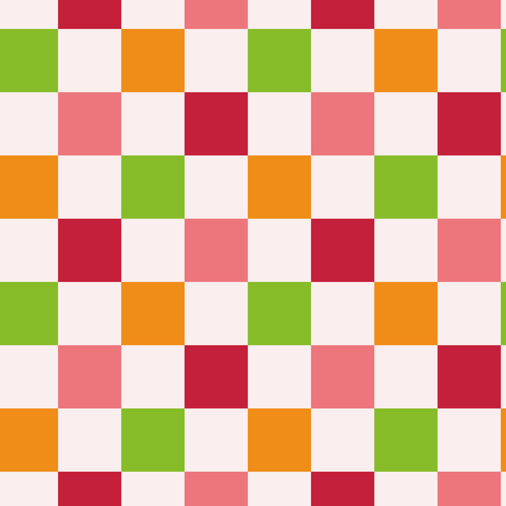 Checkered Florals Fat Quarter Bundle