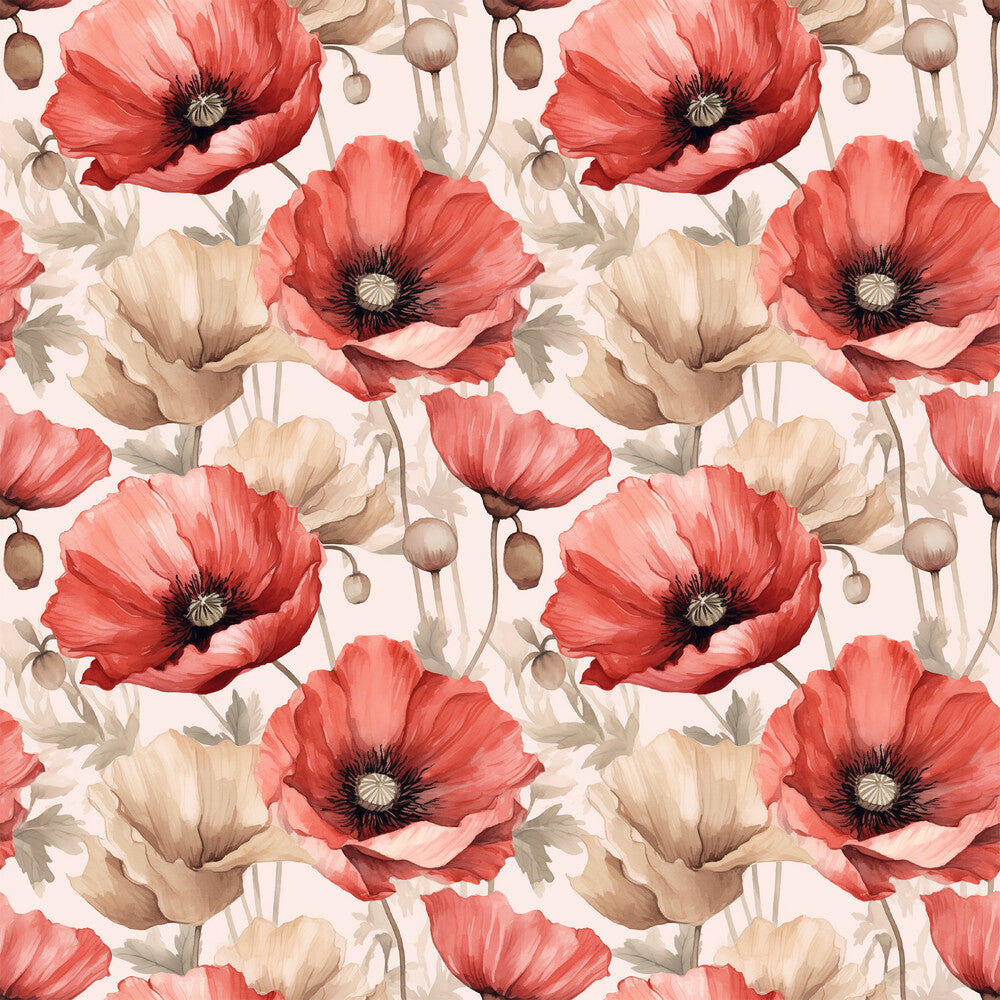 Fields of Poppies Fat Quarter Bundle