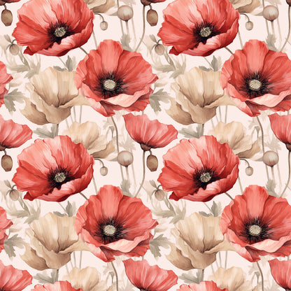 Fields of Poppies Fat Quarter Bundle