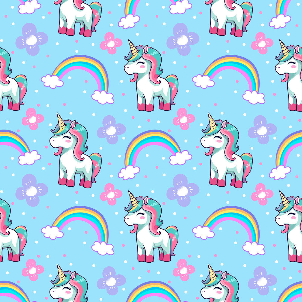 Cartoon Unicorns Fat Quarter Bundle