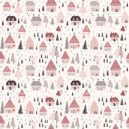 Pink Christmas Fat Quarter Bundle