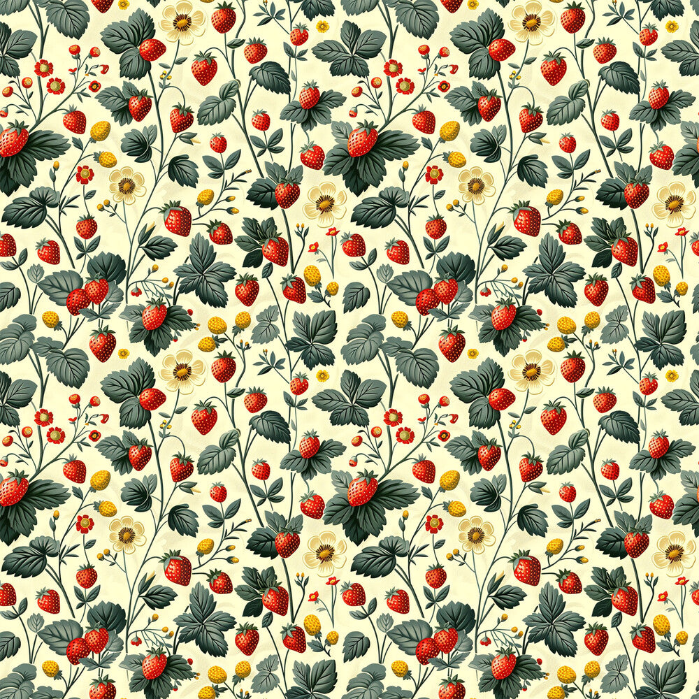 Vintage Strawberries Fat Quarter Bundle