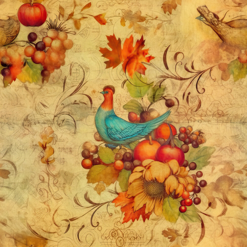 Vintage Thanksgiving Fat Quarter Bundle