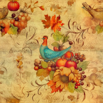 Vintage Thanksgiving Fat Quarter Bundle