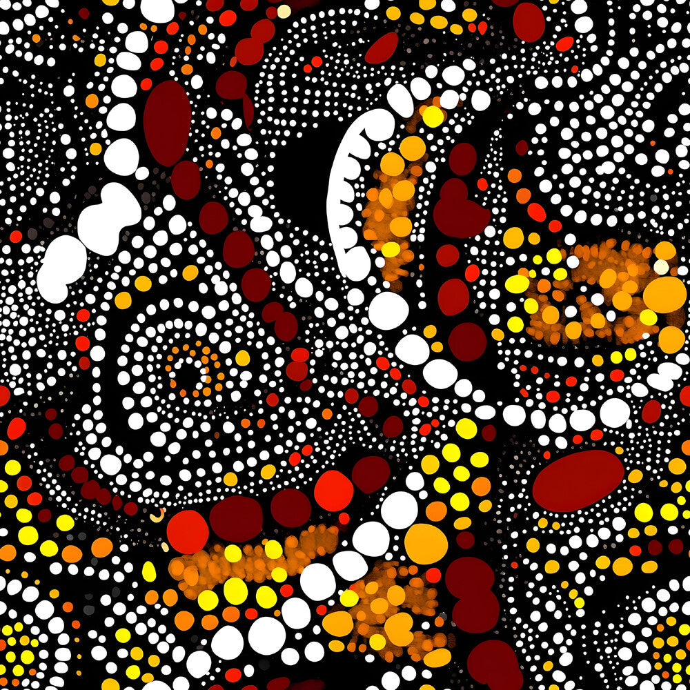 Aboriginal Circles and Dots Fat Quarter Bundle