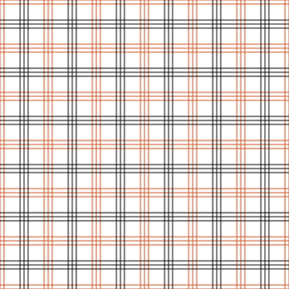 Fall Orange Plaid Fat Quarter Bundle