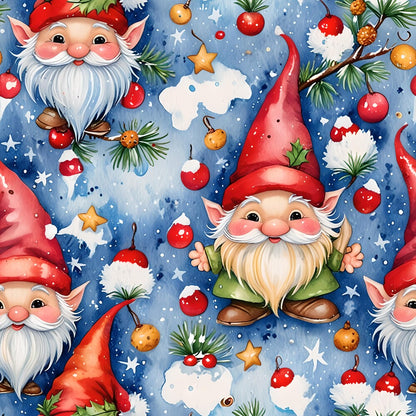 Christmas Gnomes Fat Quarter Bundle