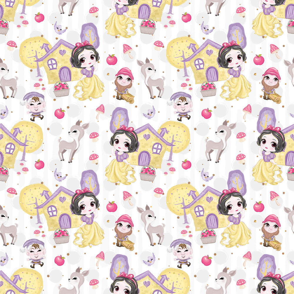 Cute Snow White Fairy Tale Fat Quarter Bundle