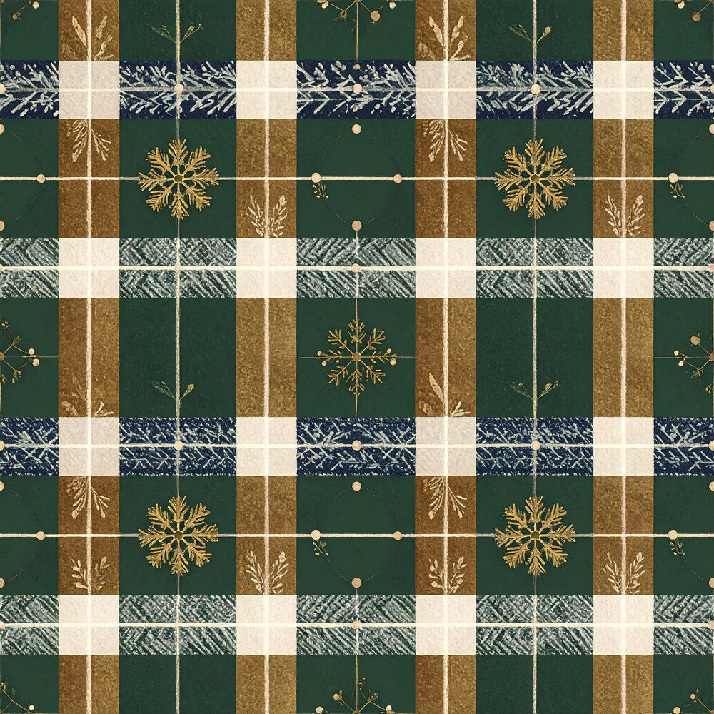 Elegant Plaid Christmas Fat Quarter Bundle