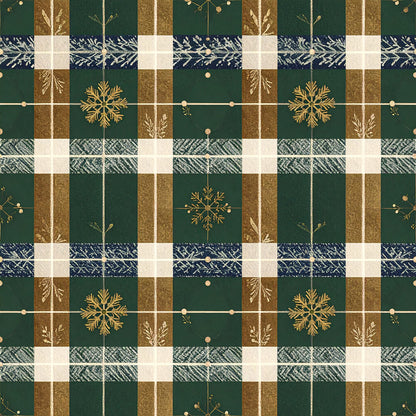 Elegant Plaid Christmas Fat Quarter Bundle
