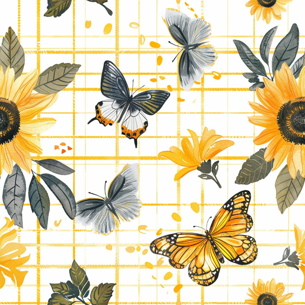 Country Sunflower Butterfly Fat Quarter Bundle