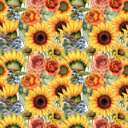 Sunflower and Butterfly Fat Quarter Bundle