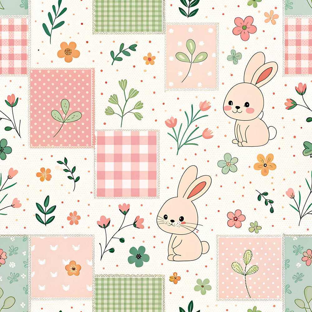 Pastel Spring Floral Patchwork Fat Quarter Bundle