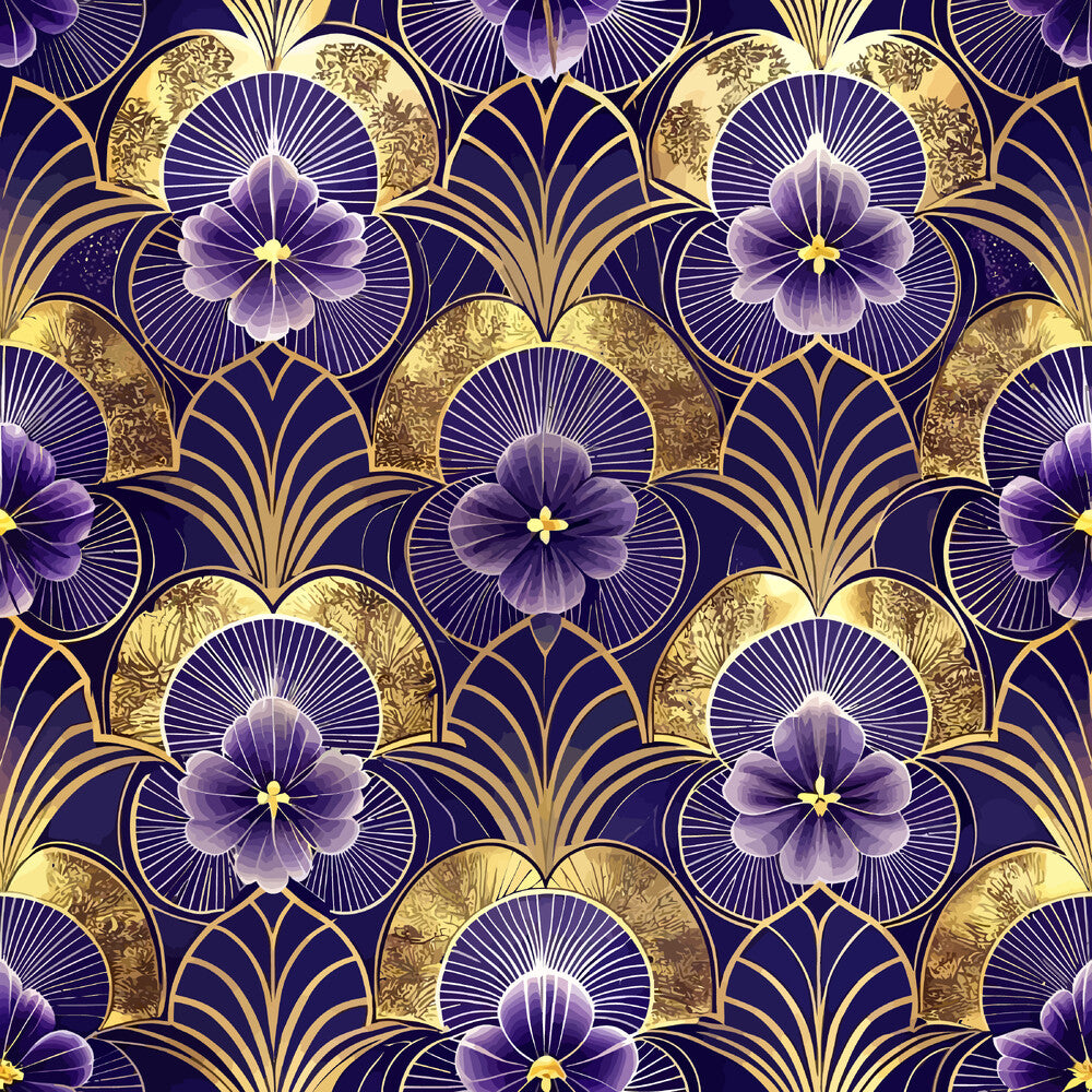 Art Deco Florals Fat Quarter Bundle