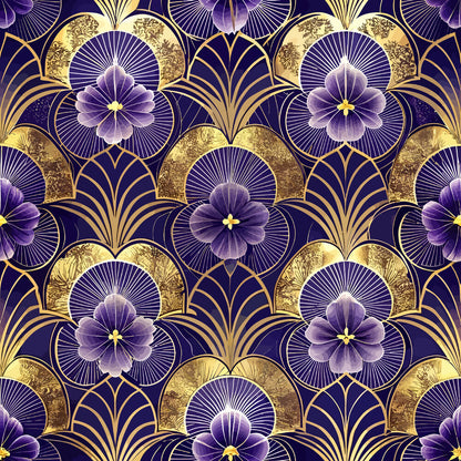 Art Deco Florals Fat Quarter Bundle