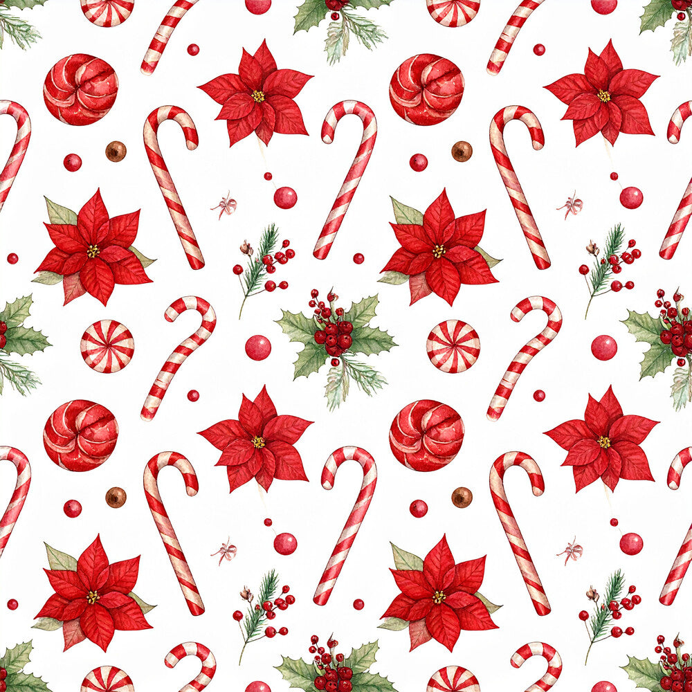 Peppermint Spice Christmas Fat Quarter Bundle