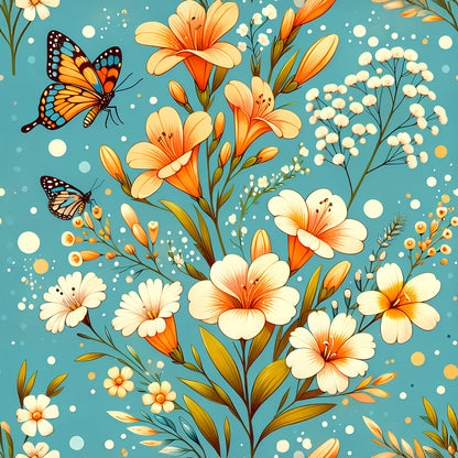 Vibrant Spring Floral Fat Quarter Bundle