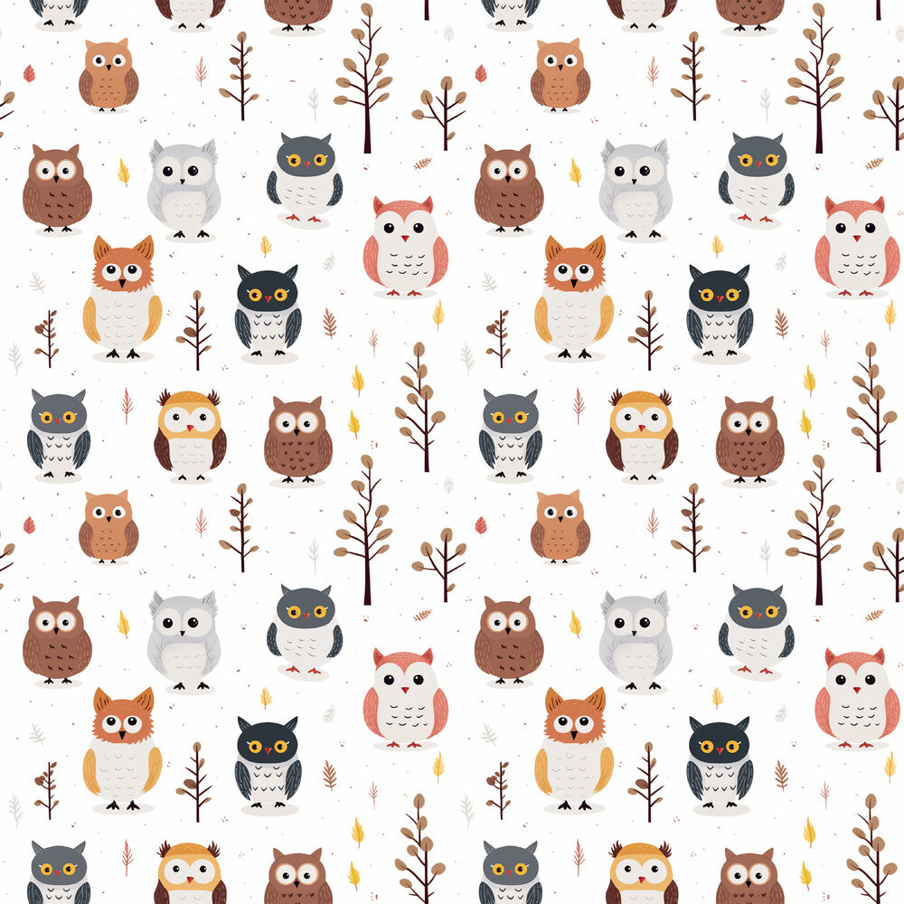 Cartoon Owls Fat Quarter Bundle
