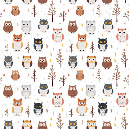 Cartoon Owls Fat Quarter Bundle