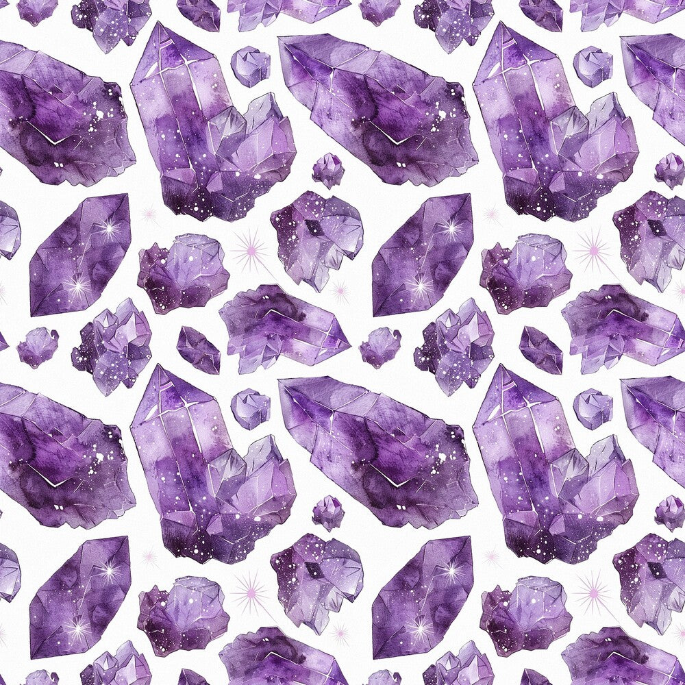 Amethyst Gemstones Fat Quarter Bundle