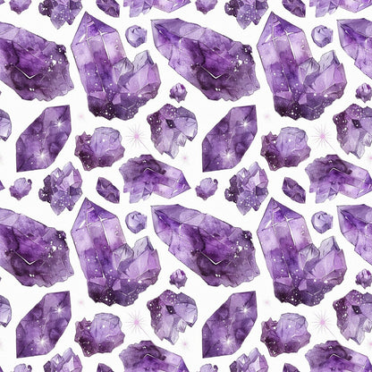 Amethyst Gemstones Fat Quarter Bundle