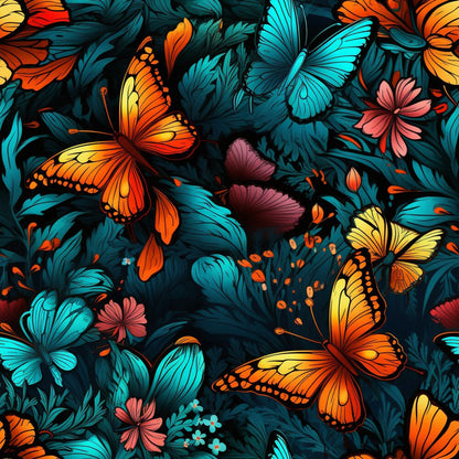 Floral Butterfly Fat Quarter Bundle