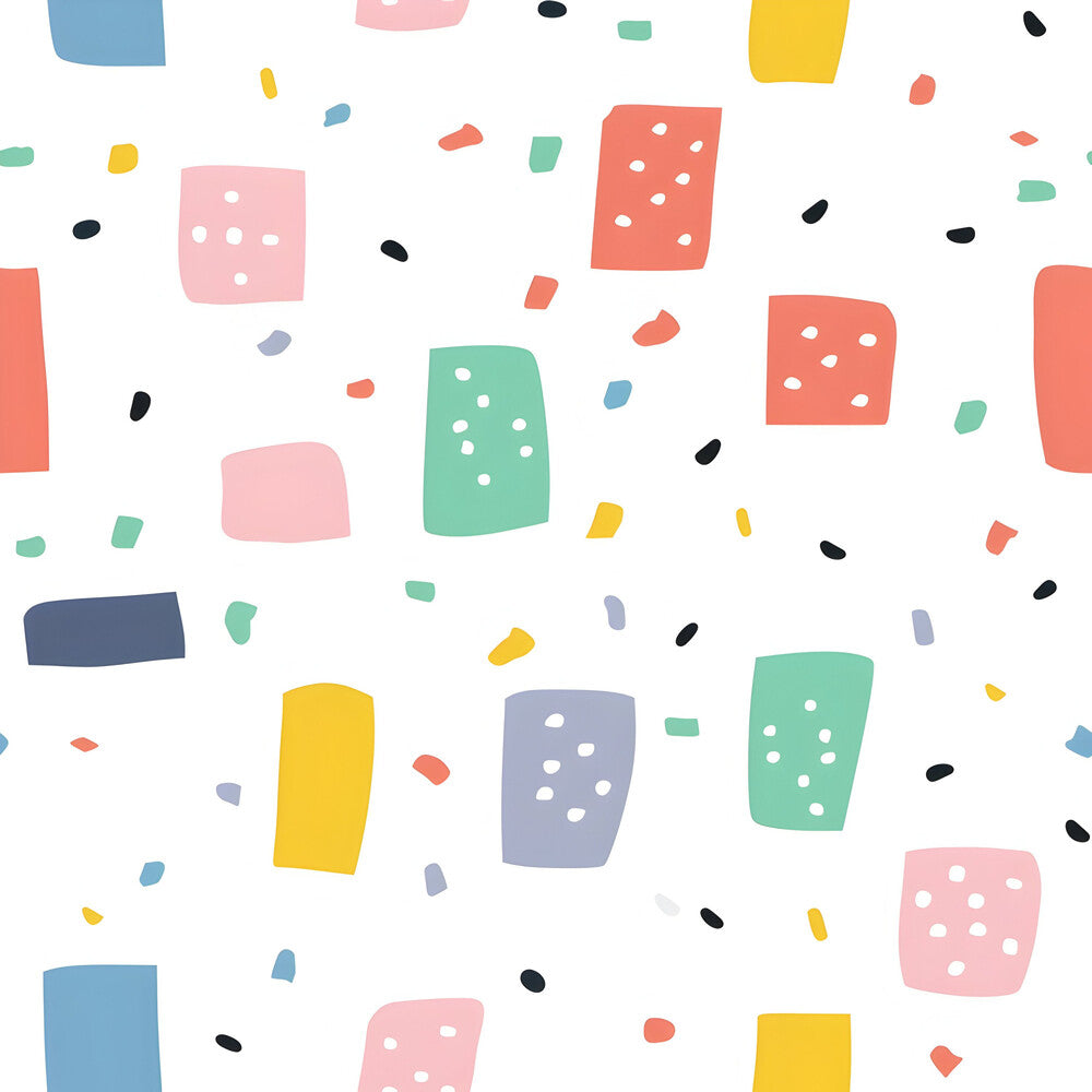 Doodle Polka Dot Rectangles Fat Quarter Bundle
