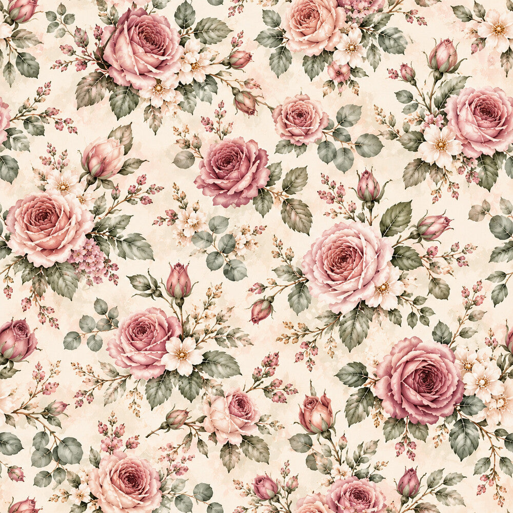 Dusty Rose Cottage Garden Fat Quarter Bundle