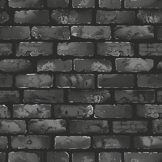 Dark gray and black textured brick wall pattern.